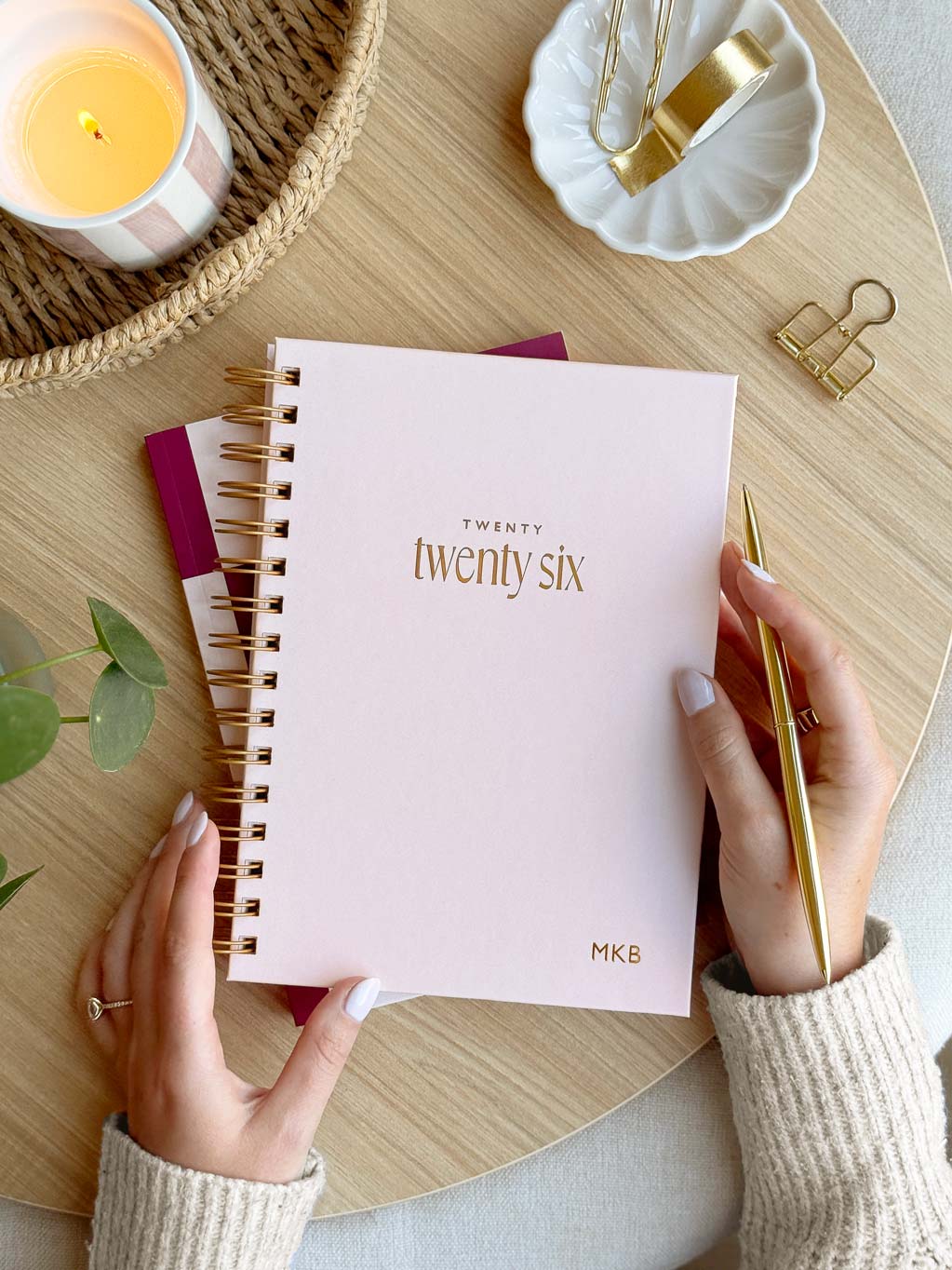 2026 Personalised A5 Spiral Diary, Weekly Layout