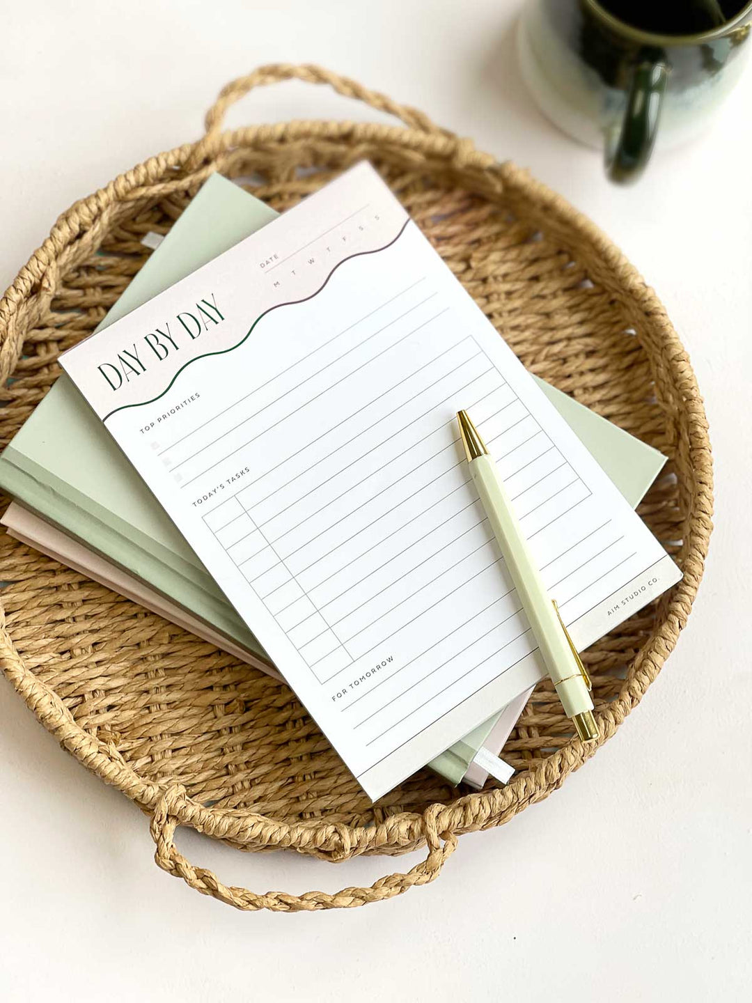 Hardback 2025 Diary, Daily Planner & Pen Bundle