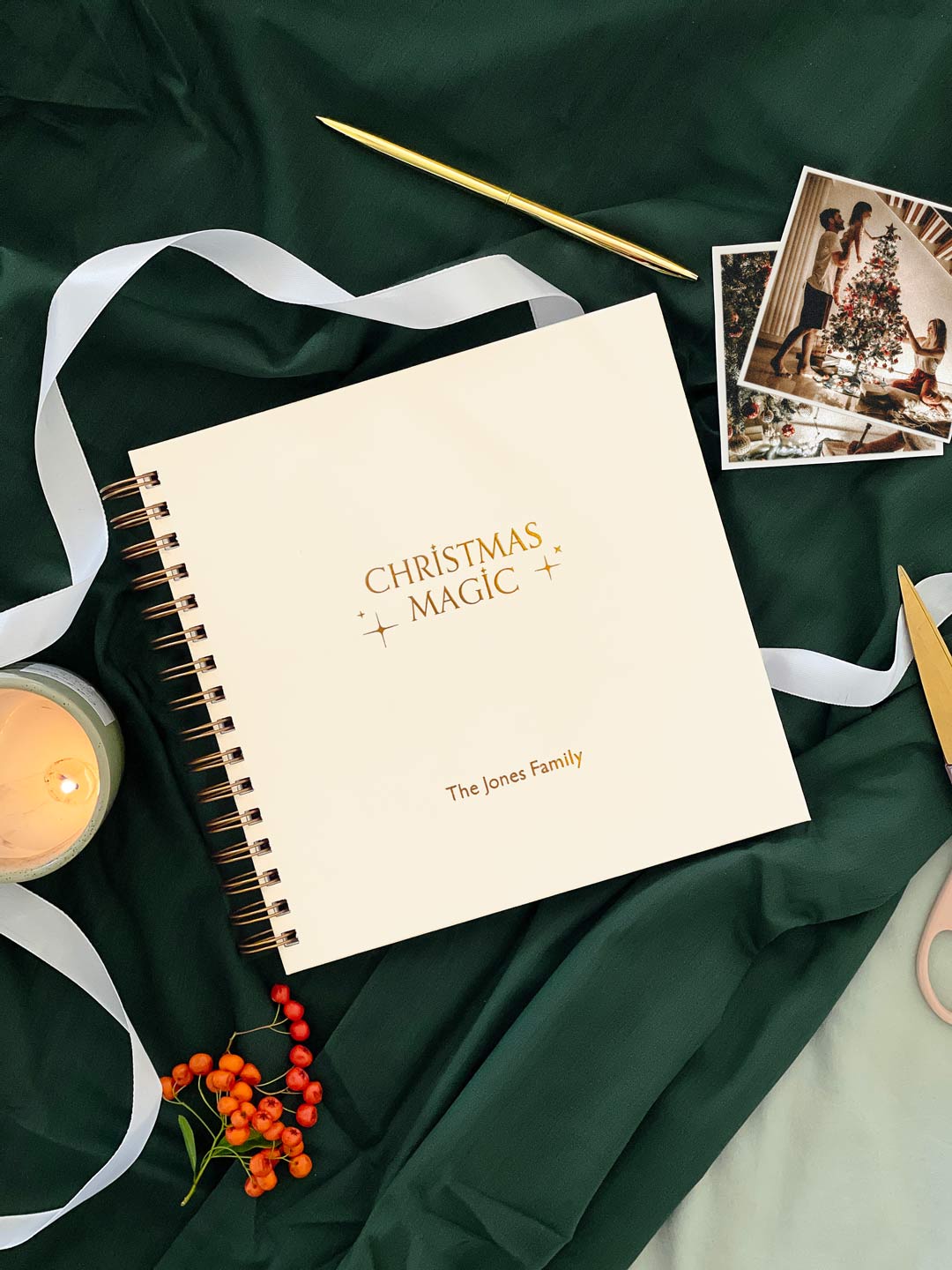 SECONDS: ONE-OFF | Personalised Christmas Magic Family Scrapbook