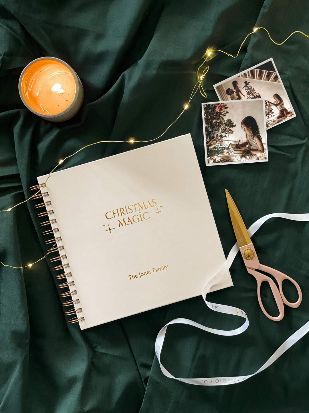 SECONDS: ONE-OFF | Personalised Christmas Magic Family Scrapbook