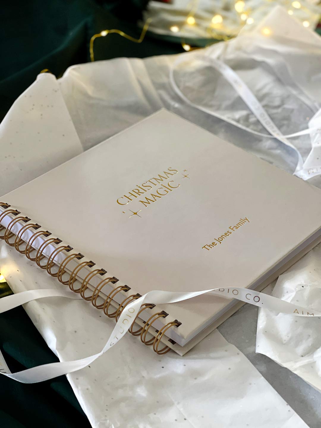 SECONDS: ONE-OFF | Personalised Christmas Magic Family Scrapbook