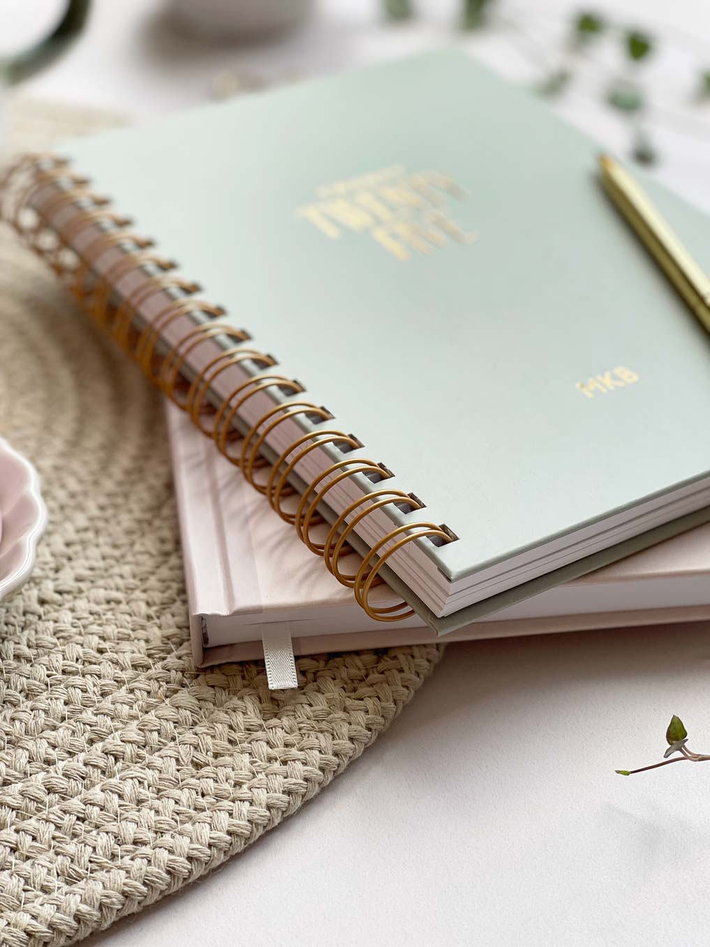 Spiral 2025 Personalised Diary | Sage Green