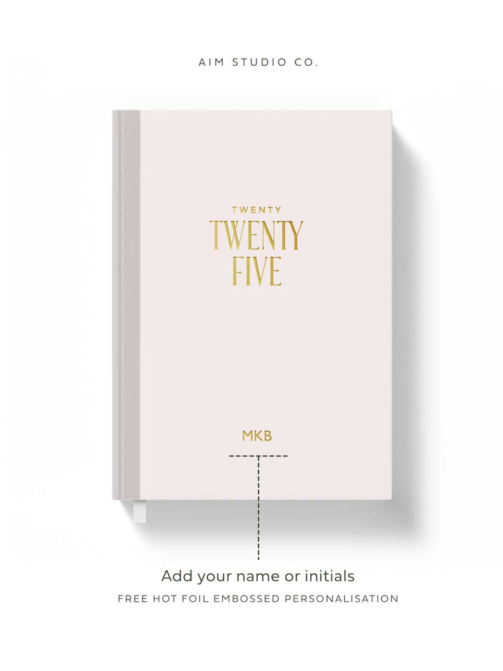 2025 Personalised Week to View Diary | Blossom Pink