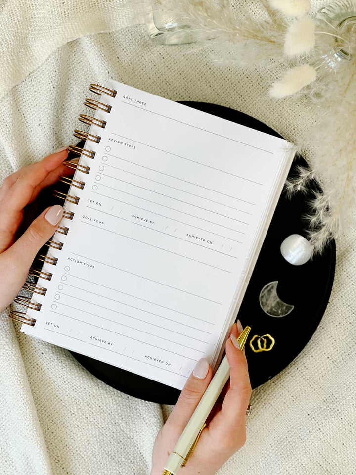 Personalised Hardback Daily Wellbeing Journal A5