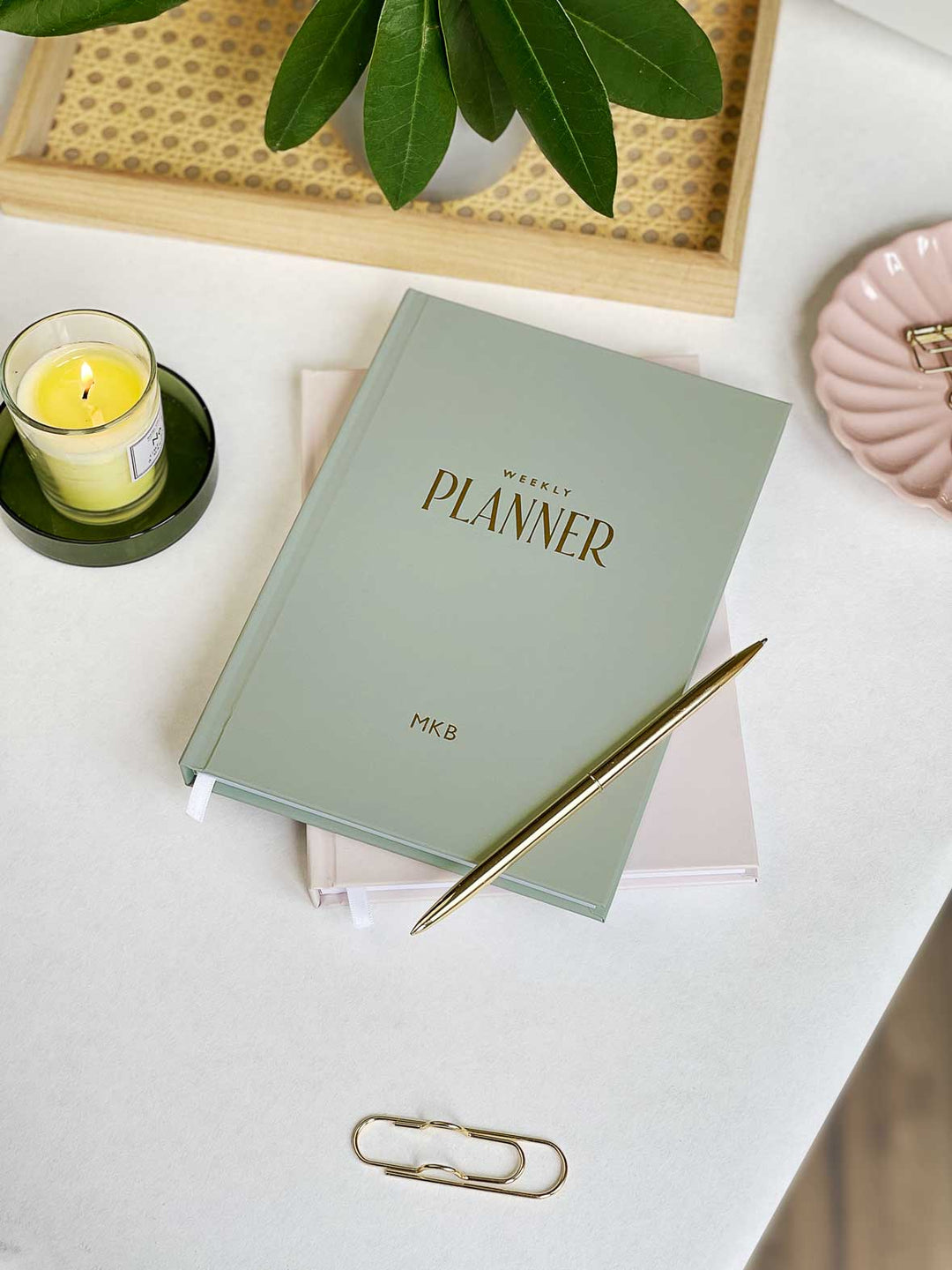 Personalised Week to View A5 Undated Planner