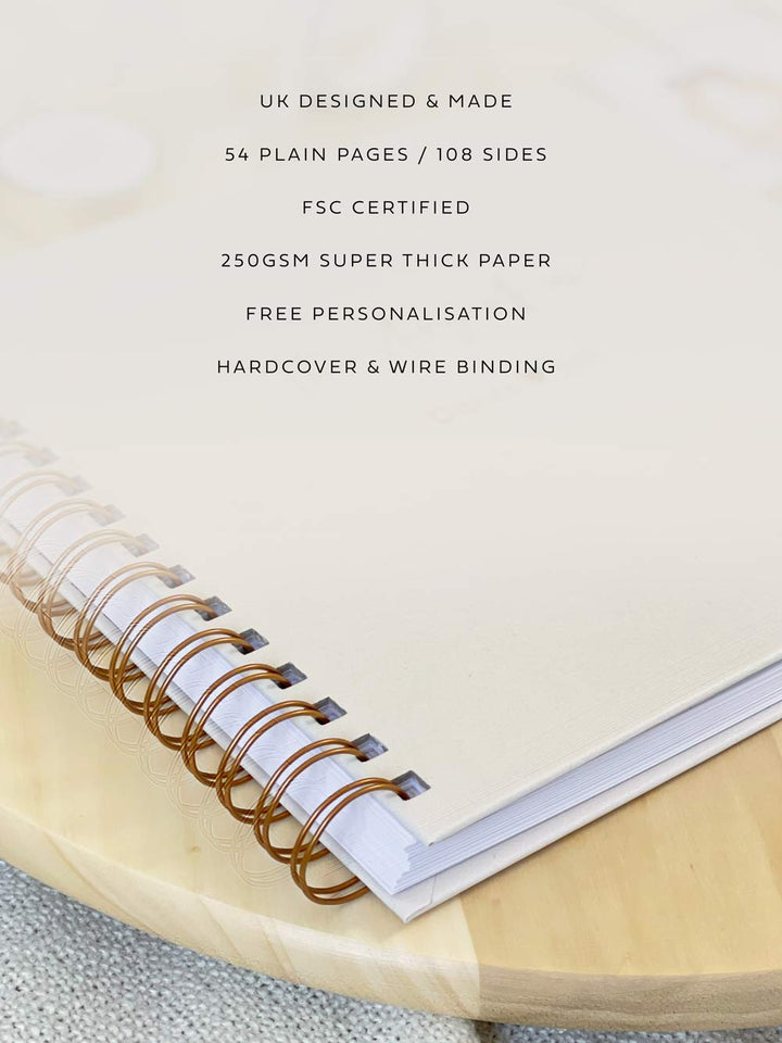 SECONDS: ONE-OFF | Personalised Blush Pink Memories Scrapbook