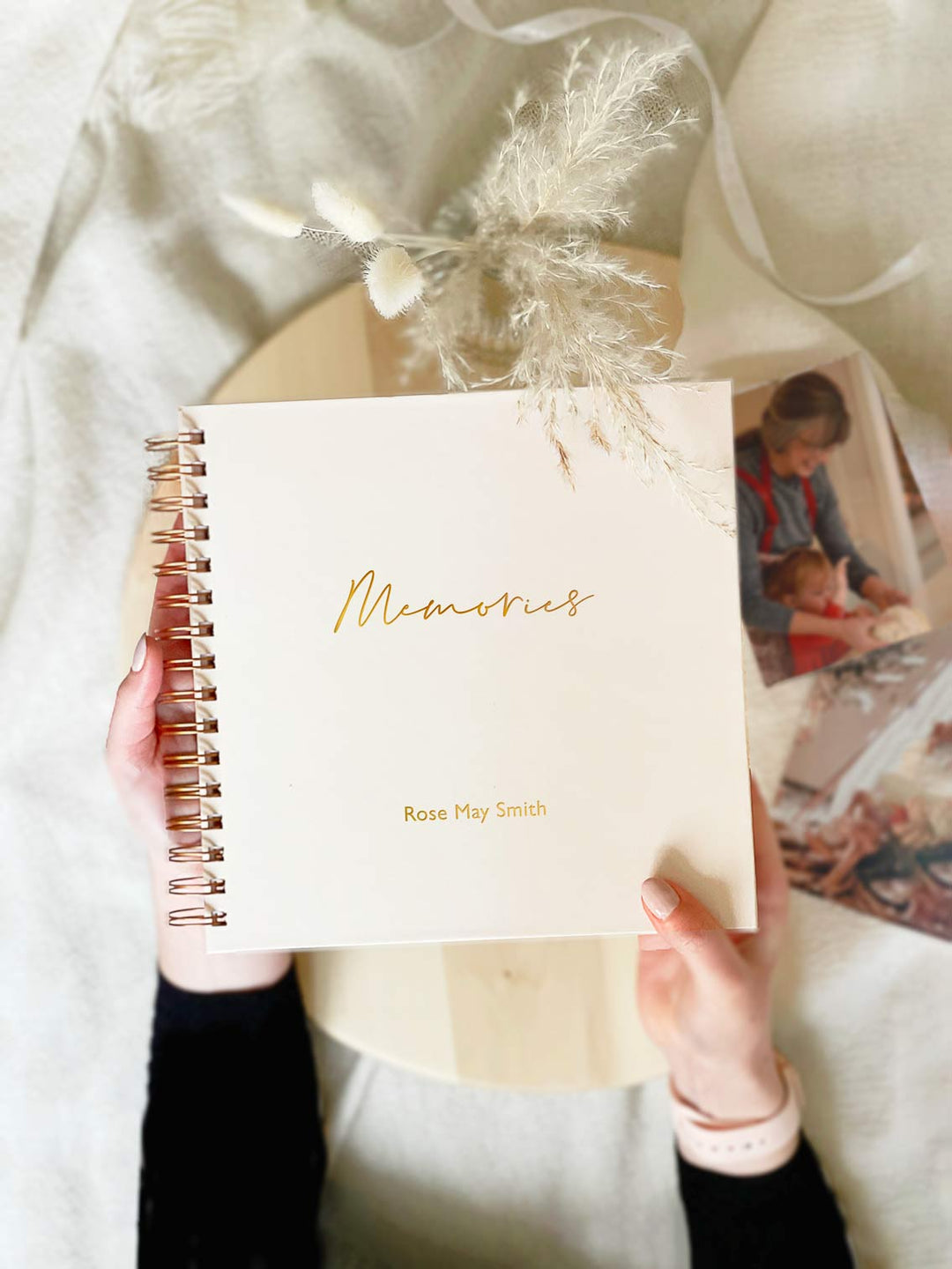 SECONDS: ONE OFF: Personalised 'Memories' Spiral Scrapbook