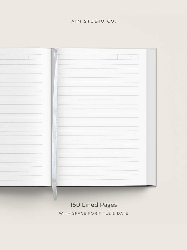 A5 Hardcover Minimal Notebook in Taupe