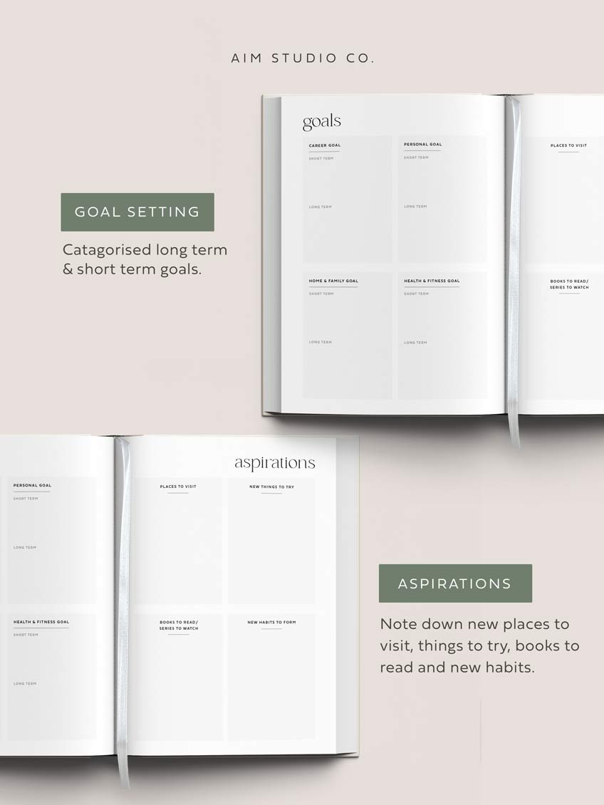 Personalised Undated Weekly Schedule Diary