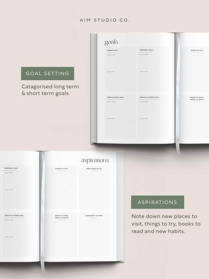 Personalised Undated Weekly Schedule Diary
