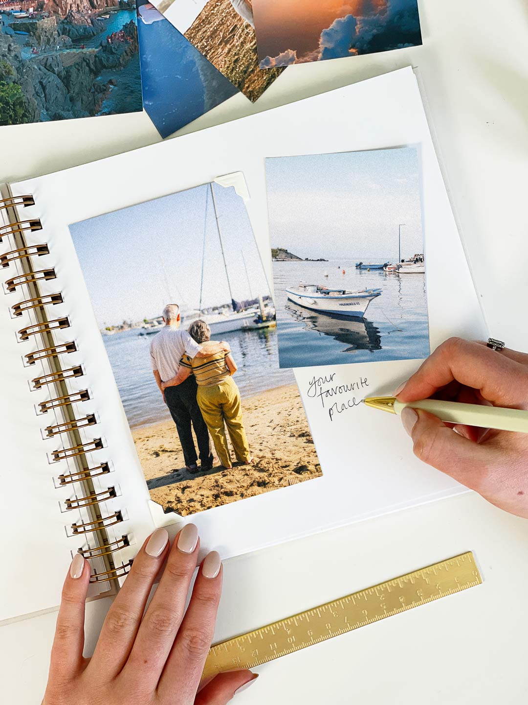SECONDS: ONE OFF: Personalised 'Memories' Spiral Scrapbook