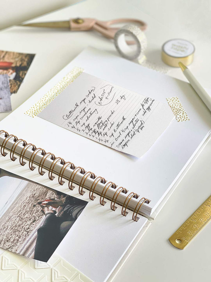 SECONDS: ONE OFF: Personalised 'Memories' Spiral Scrapbook