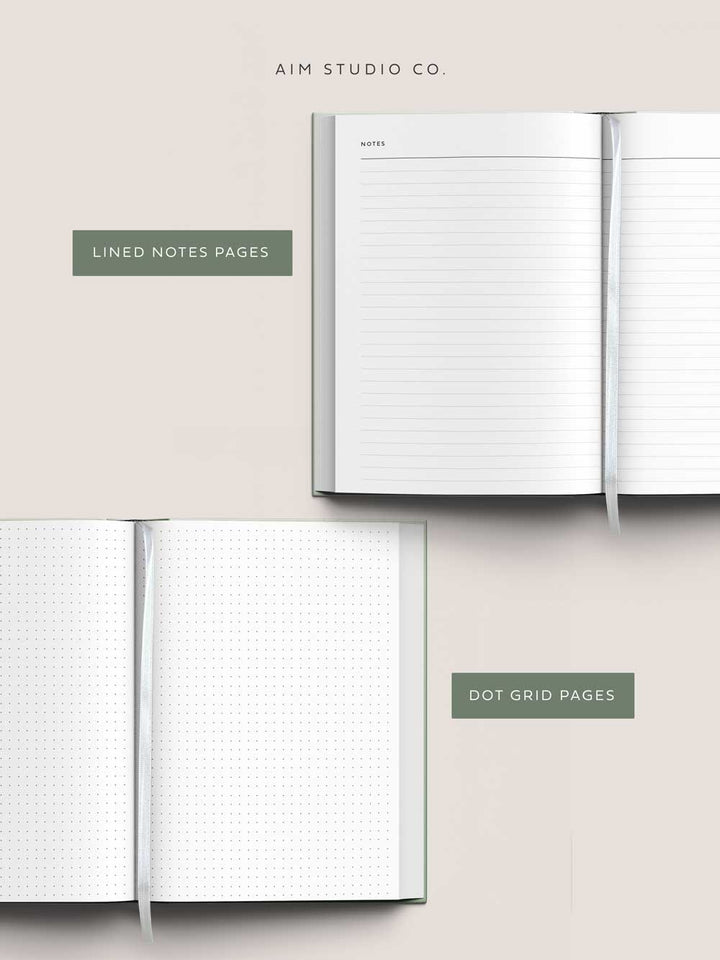 Personalised Week to View A5 Undated Planner