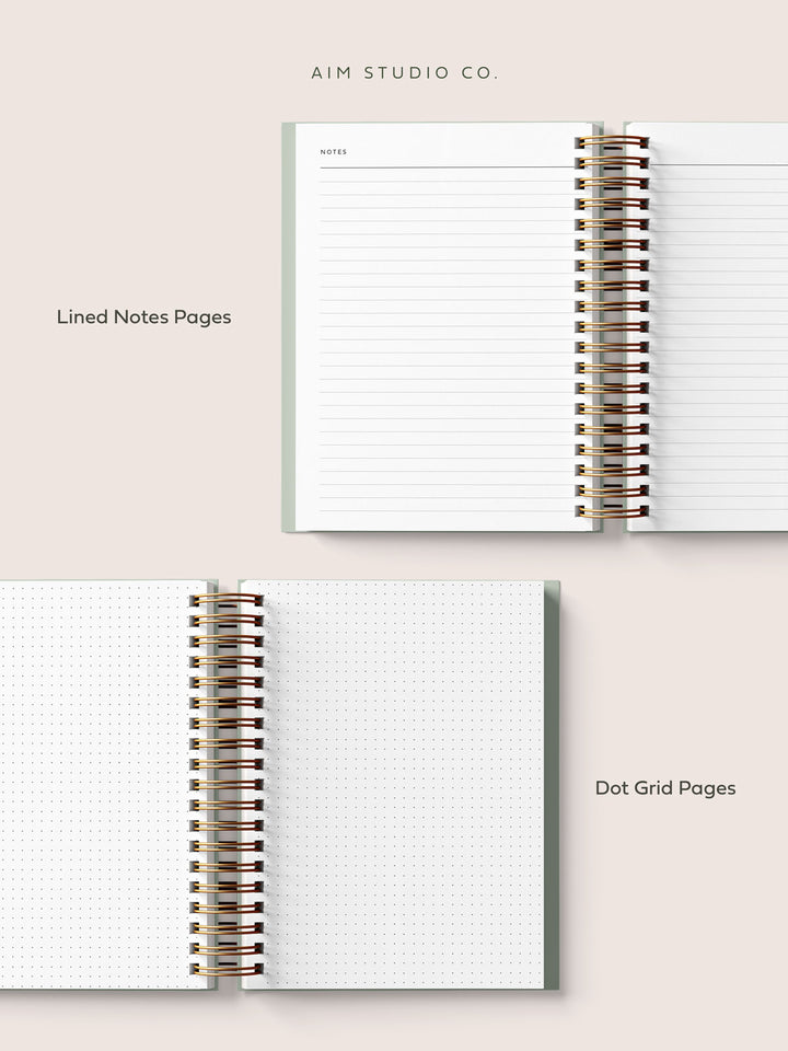 2025 Personalised Ring-Bound Diary | Blossom Pink