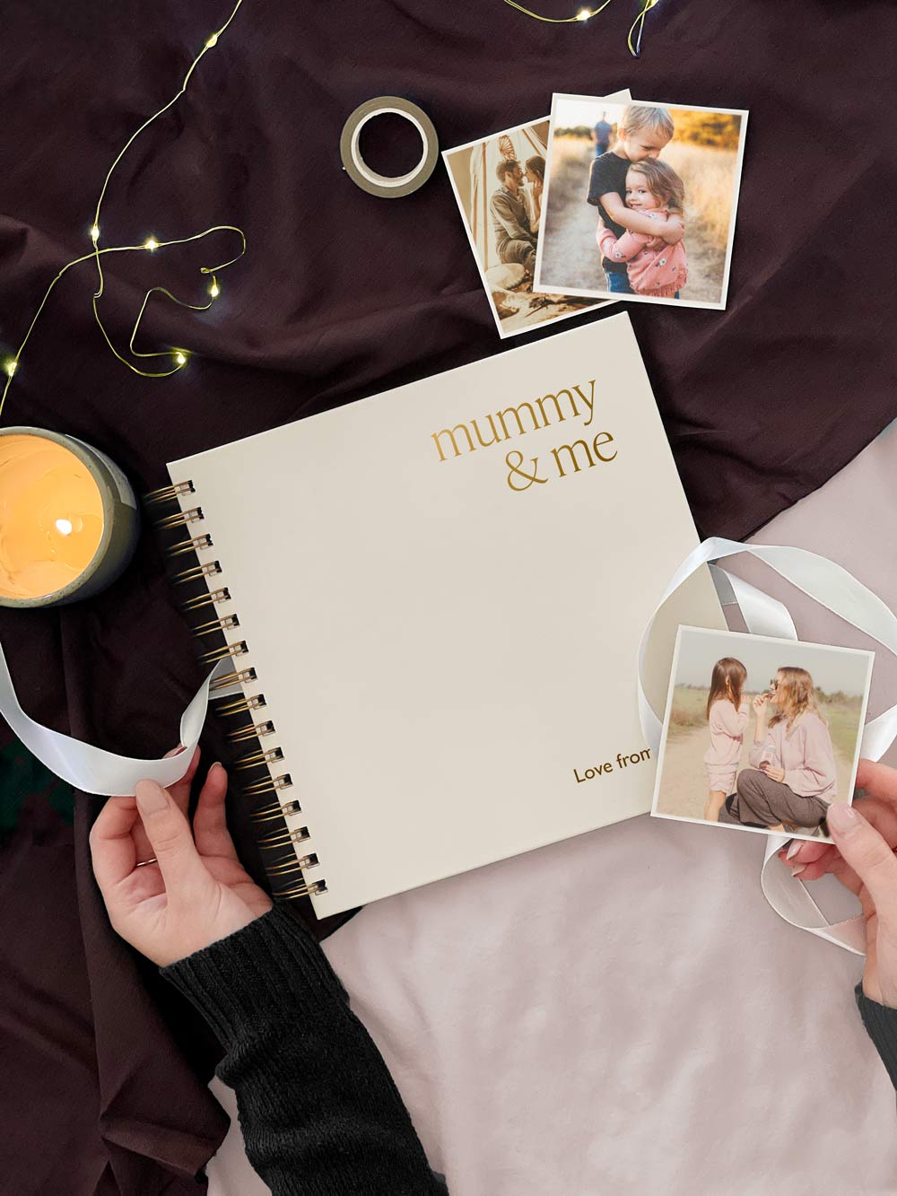 SLIGHT SECONDS | 'Mummy & Me' Personalised Spiral Scrapbook