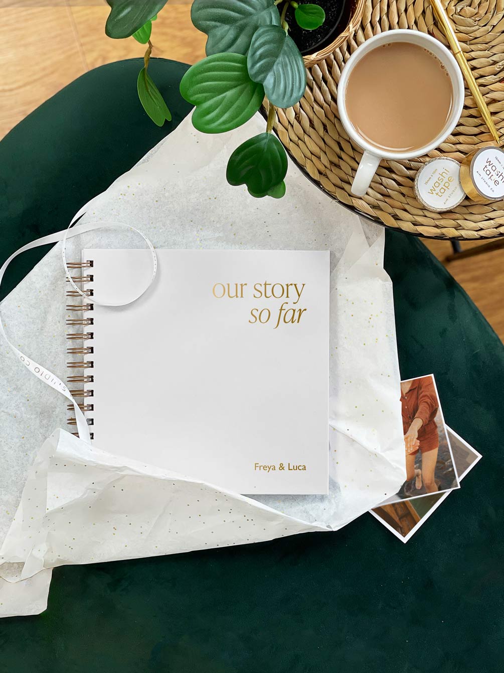 Our Story So Far Personalised Couples Scrapbook