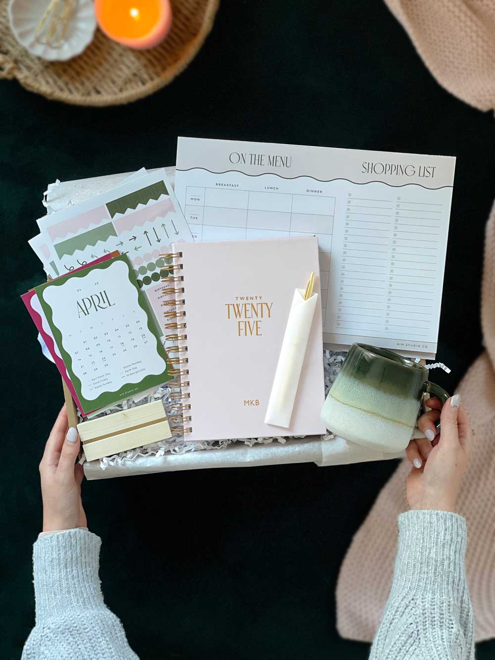 Stationery Lovers Bundle | Personalised 2025 Planner Gift Set
