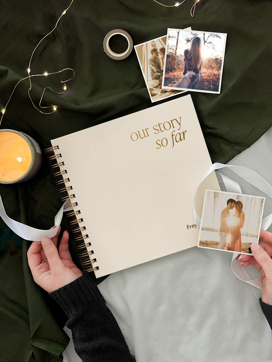 Our Story So Far Personalised Couples Scrapbook