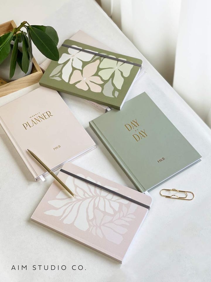Sage Green A5 Daily Productivity Planner