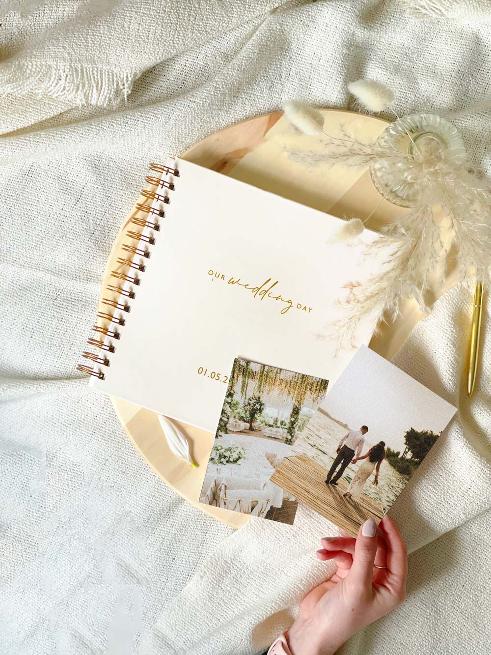 'Our Wedding Day' Personalised Hardback Scrapbook