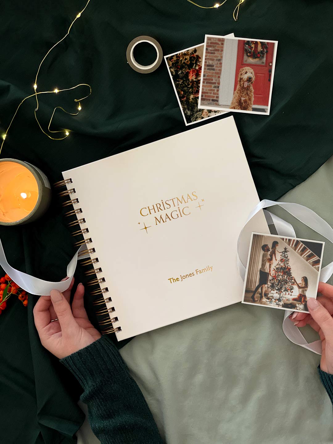 SECONDS: ONE-OFF | Personalised Christmas Magic Family Scrapbook
