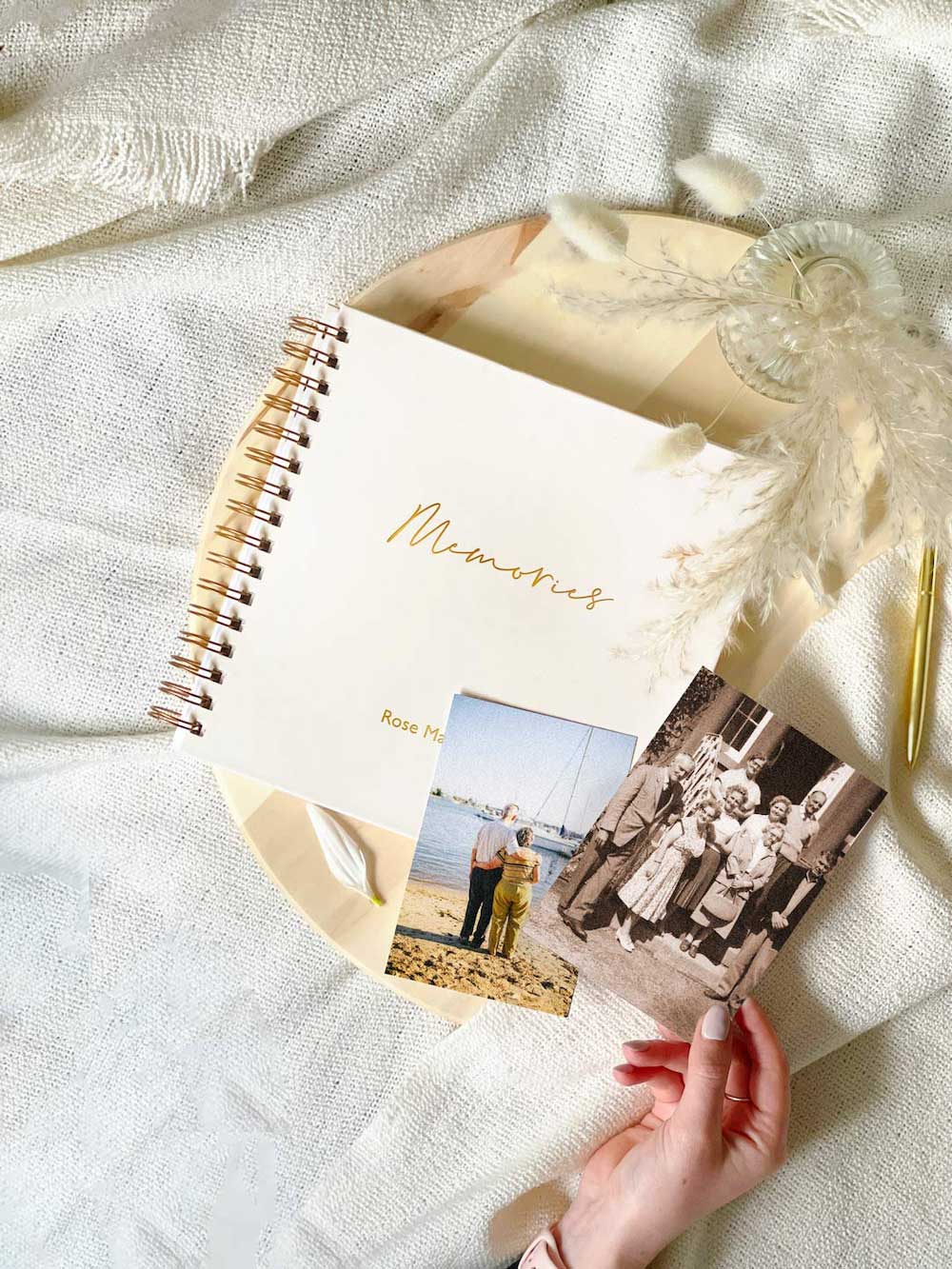 SECONDS: ONE OFF: Personalised 'Memories' Spiral Scrapbook