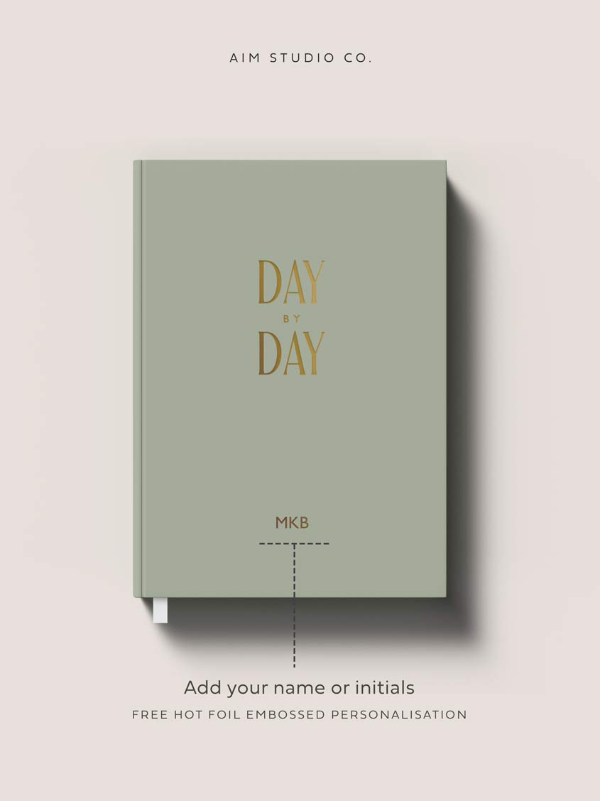 Sage Green A5 Daily Productivity Planner