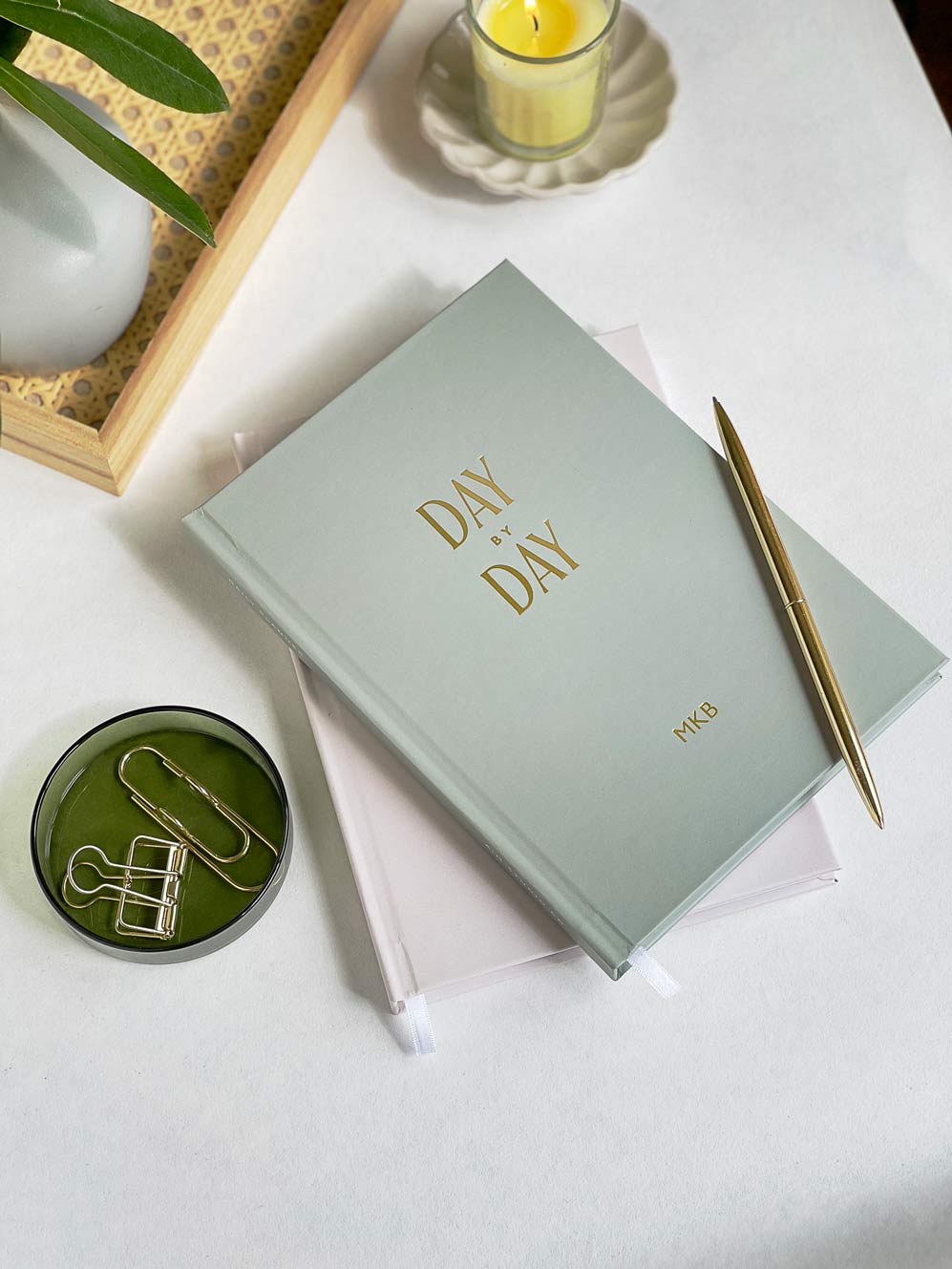 Sage Green A5 Daily Productivity Planner