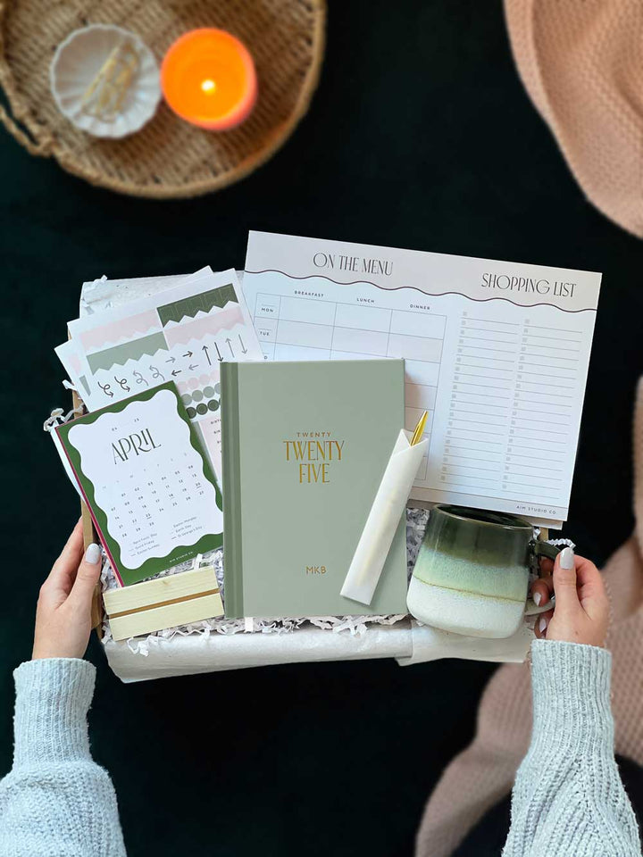 Stationery Lovers Bundle | Personalised 2025 Planner Gift Set