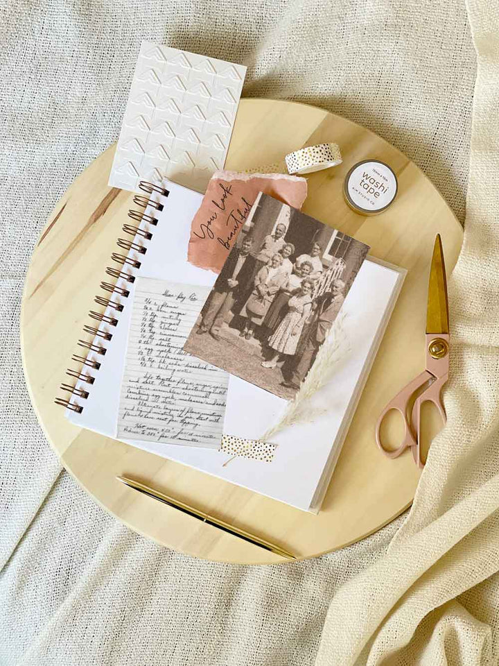 SECONDS: ONE OFF: Personalised 'Memories' Spiral Scrapbook