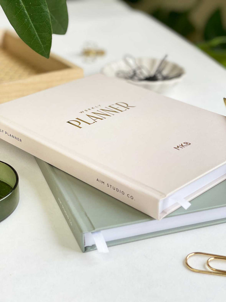 Personalised Week to View A5 Undated Planner