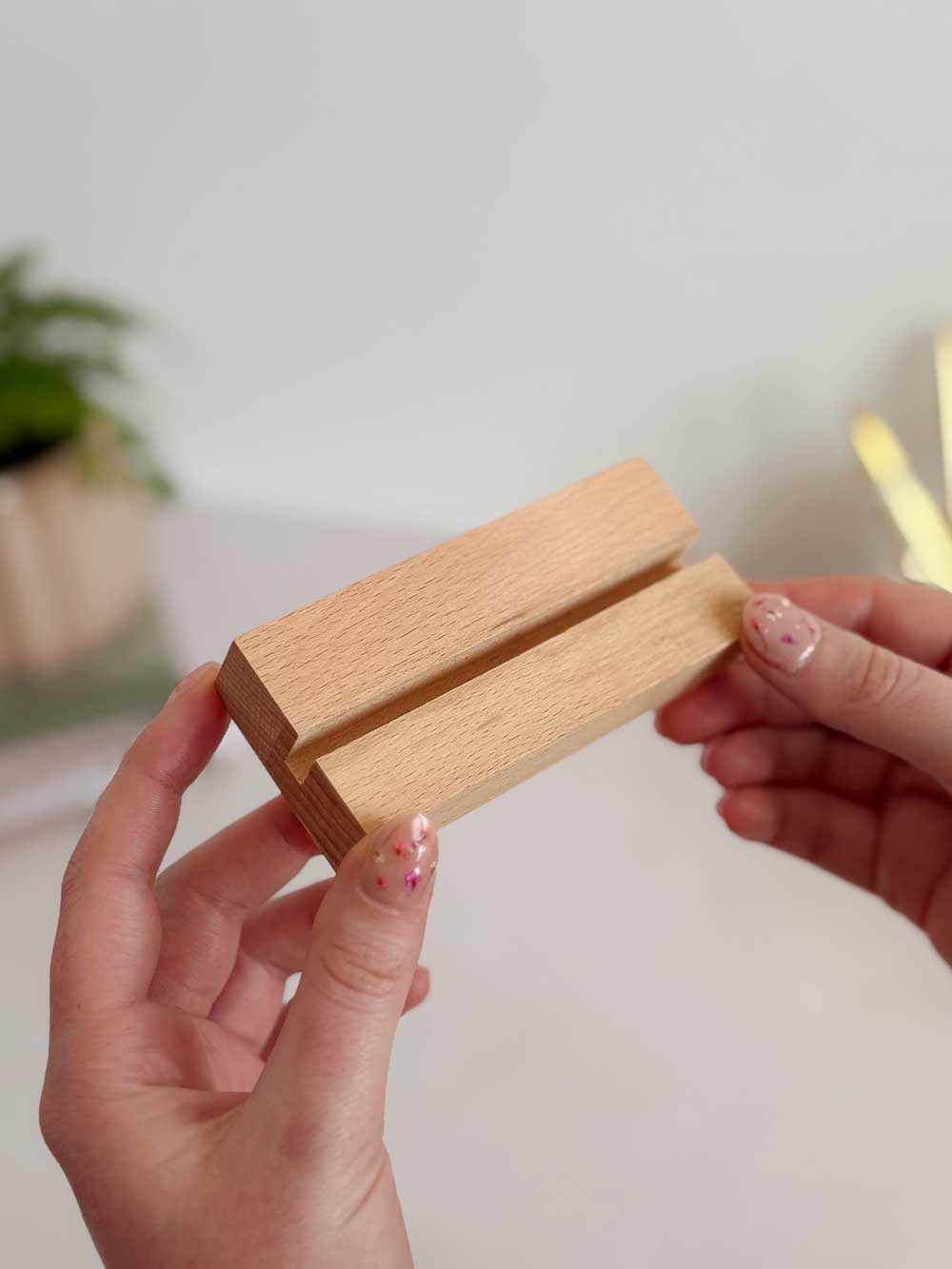 Daily Habit Tracker Cards with Wooden Stand