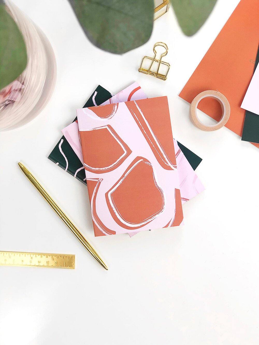 A6 Pattern Notebooks - Stationery & Office Desk Accessories | AIM Studio Co