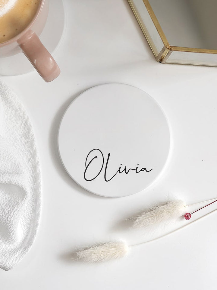 Personalised Name Ceramic Coaster