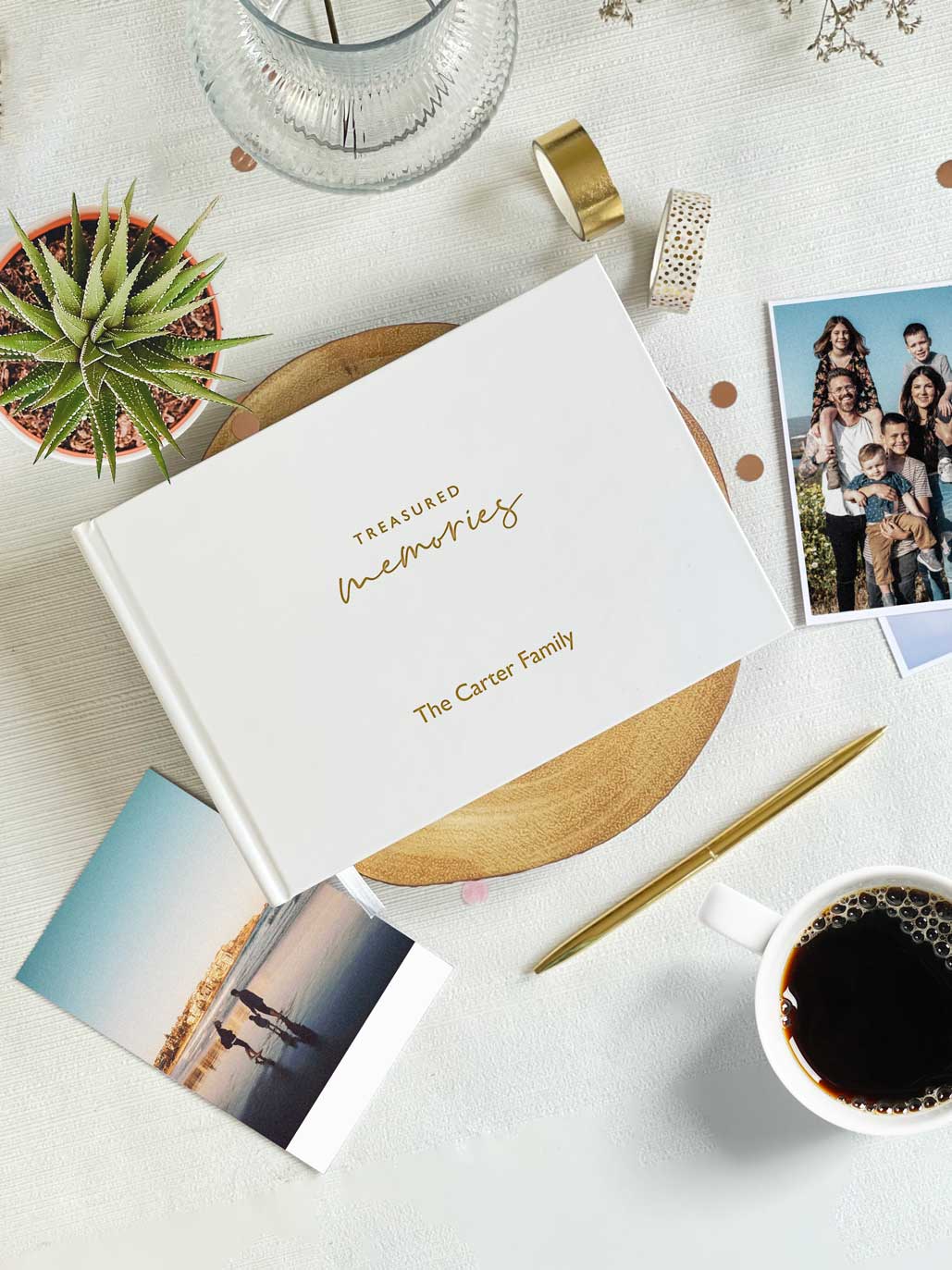 SLIGHT SECONDS 'Treasured Memories' Hardcover Memory Book