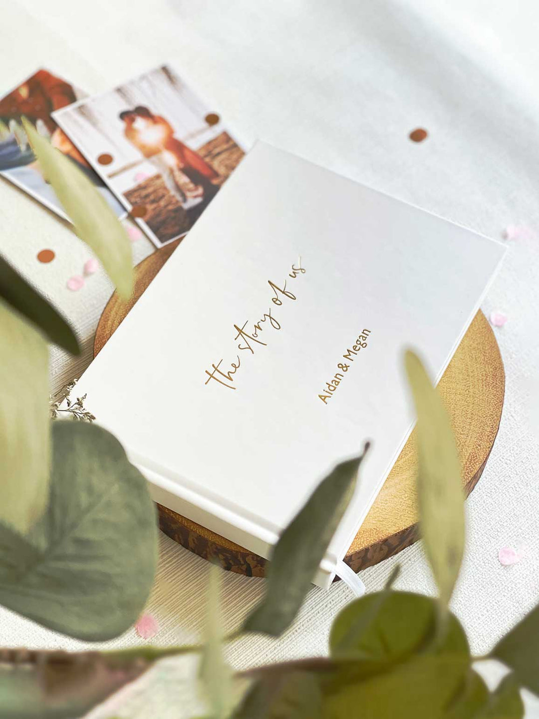 SECONDS | Personalised Hardback Couples Memory Book