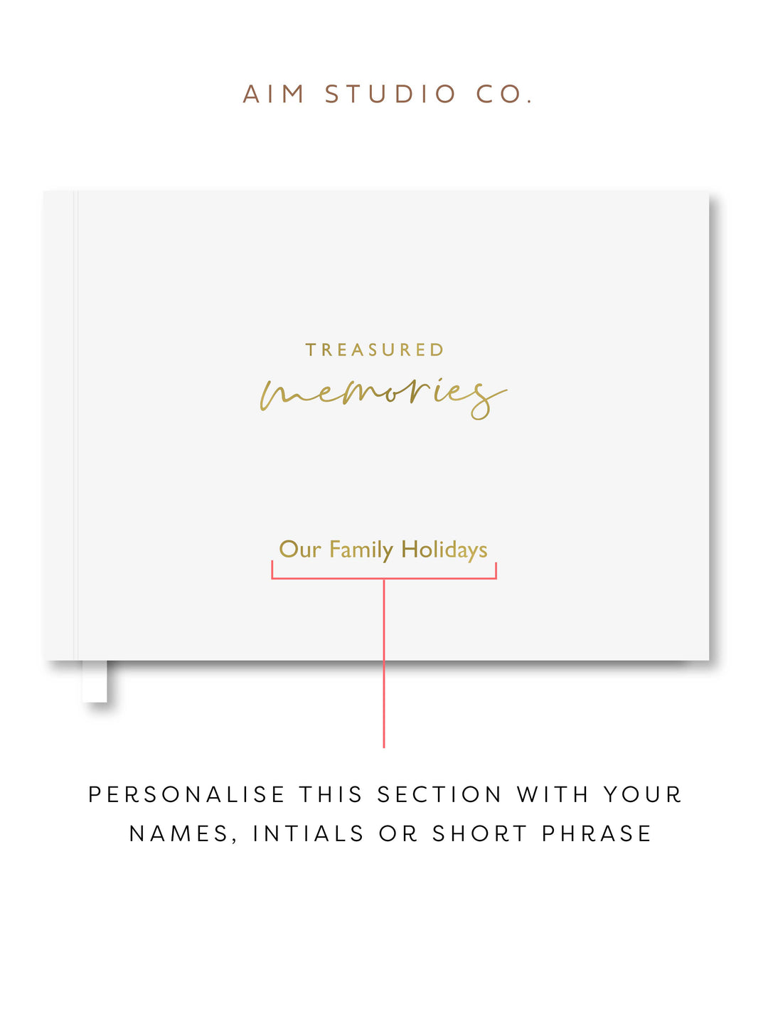 SLIGHT SECONDS | 'Treasured Memories' Hardcover Memory Book