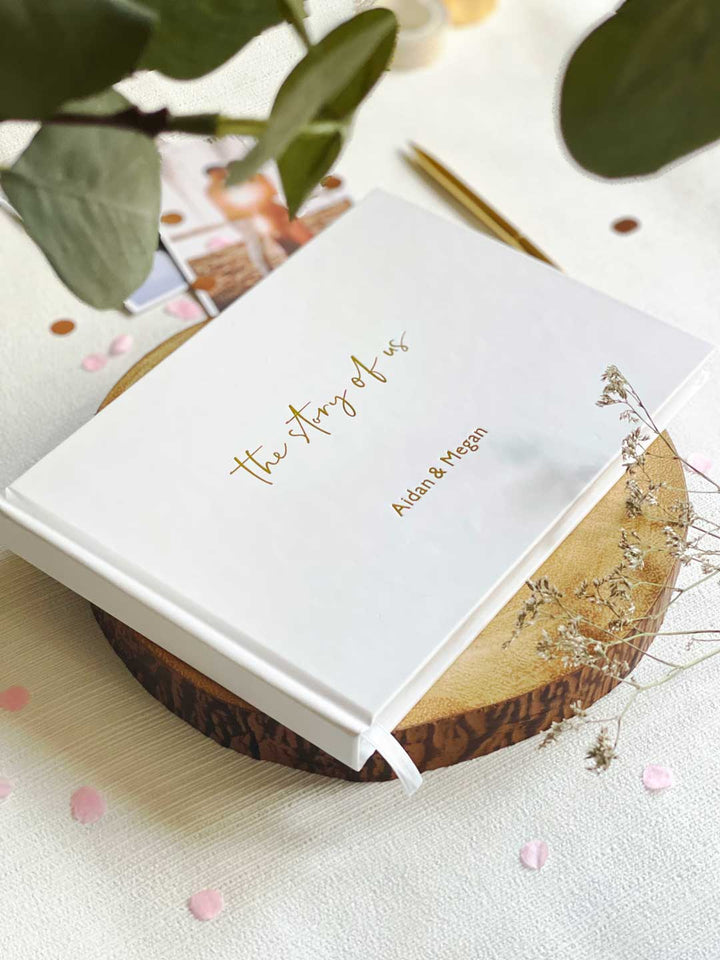 SECONDS | Personalised Hardback Couples Memory Book