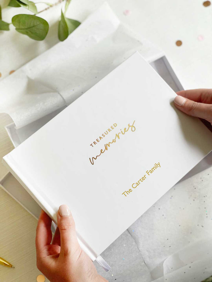 SLIGHT SECONDS | 'Treasured Memories' Hardcover Memory Book