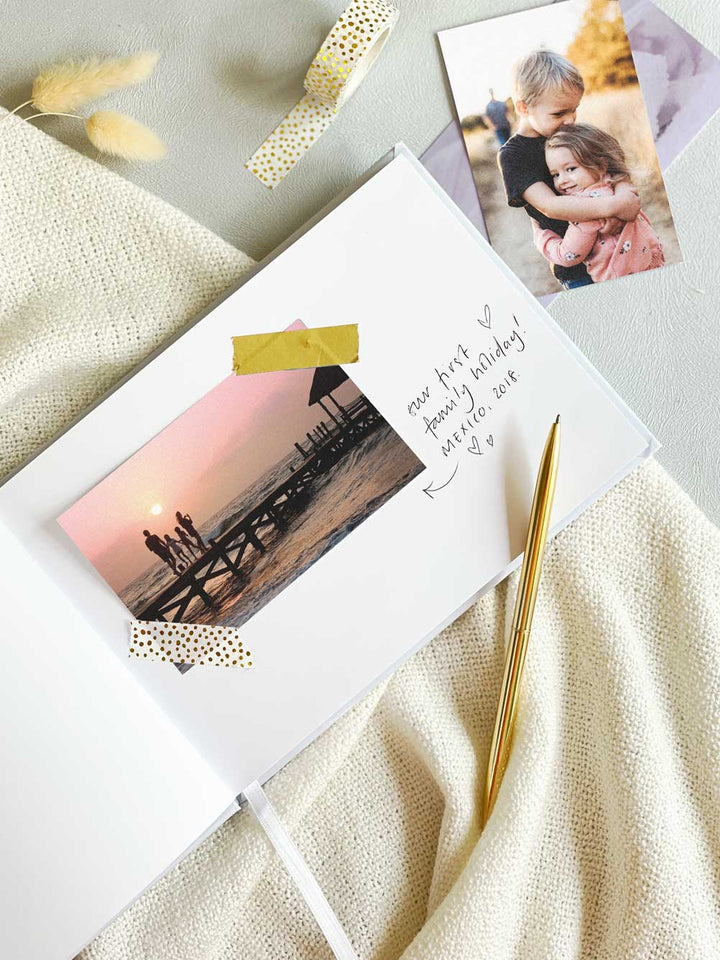 SLIGHT SECONDS | 'Treasured Memories' Hardcover Memory Book