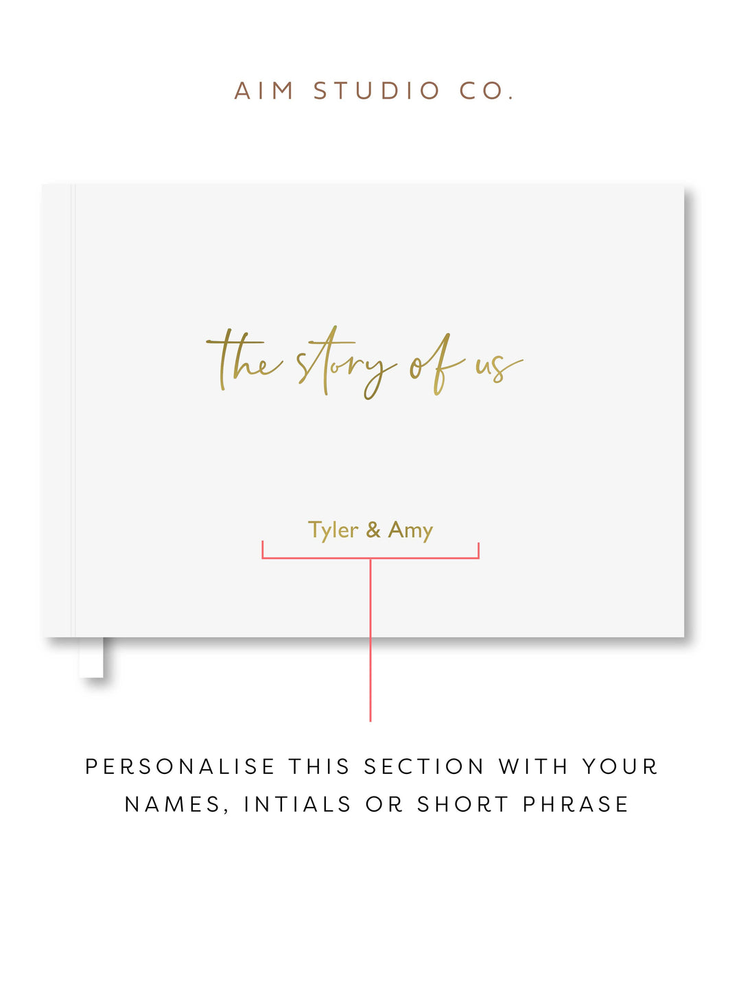 SECONDS | Personalised Hardback Couples Memory Book