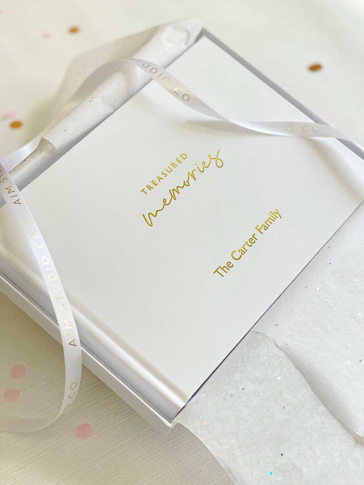SLIGHT SECONDS | 'Treasured Memories' Hardcover Memory Book