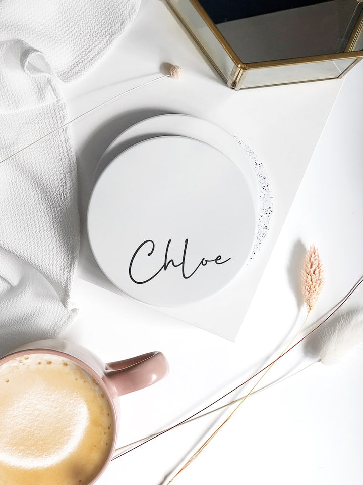 Personalised Name Ceramic Coaster
