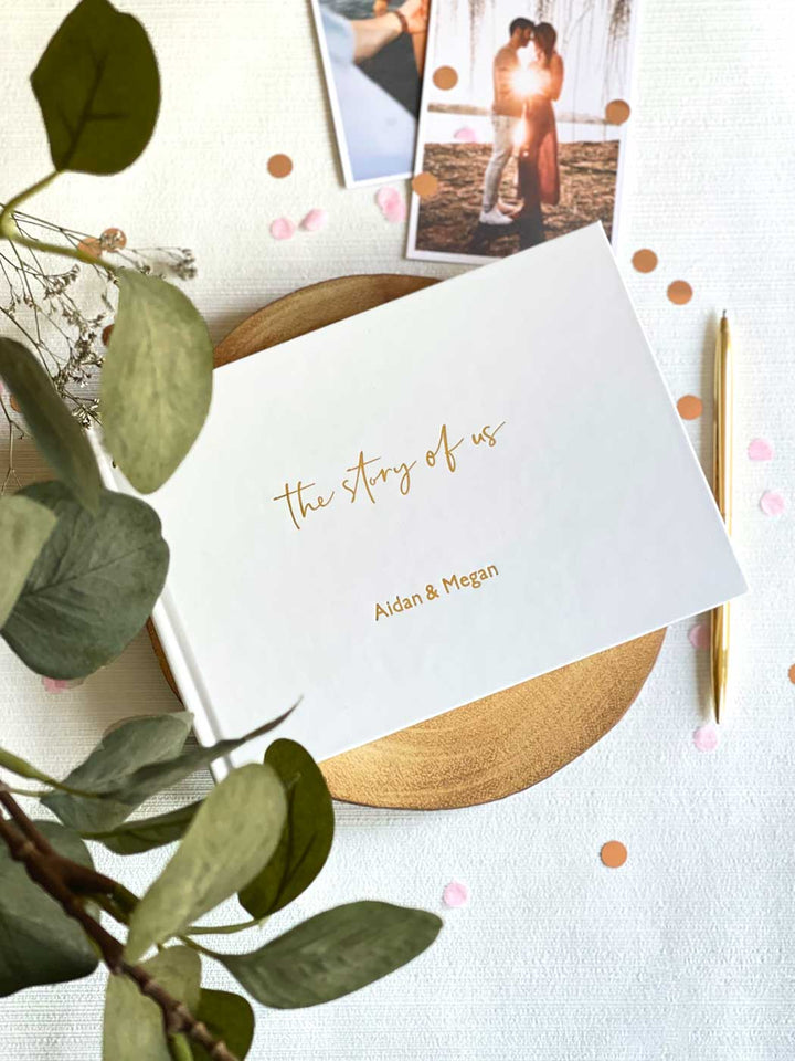 SECONDS | Personalised Hardback Couples Memory Book