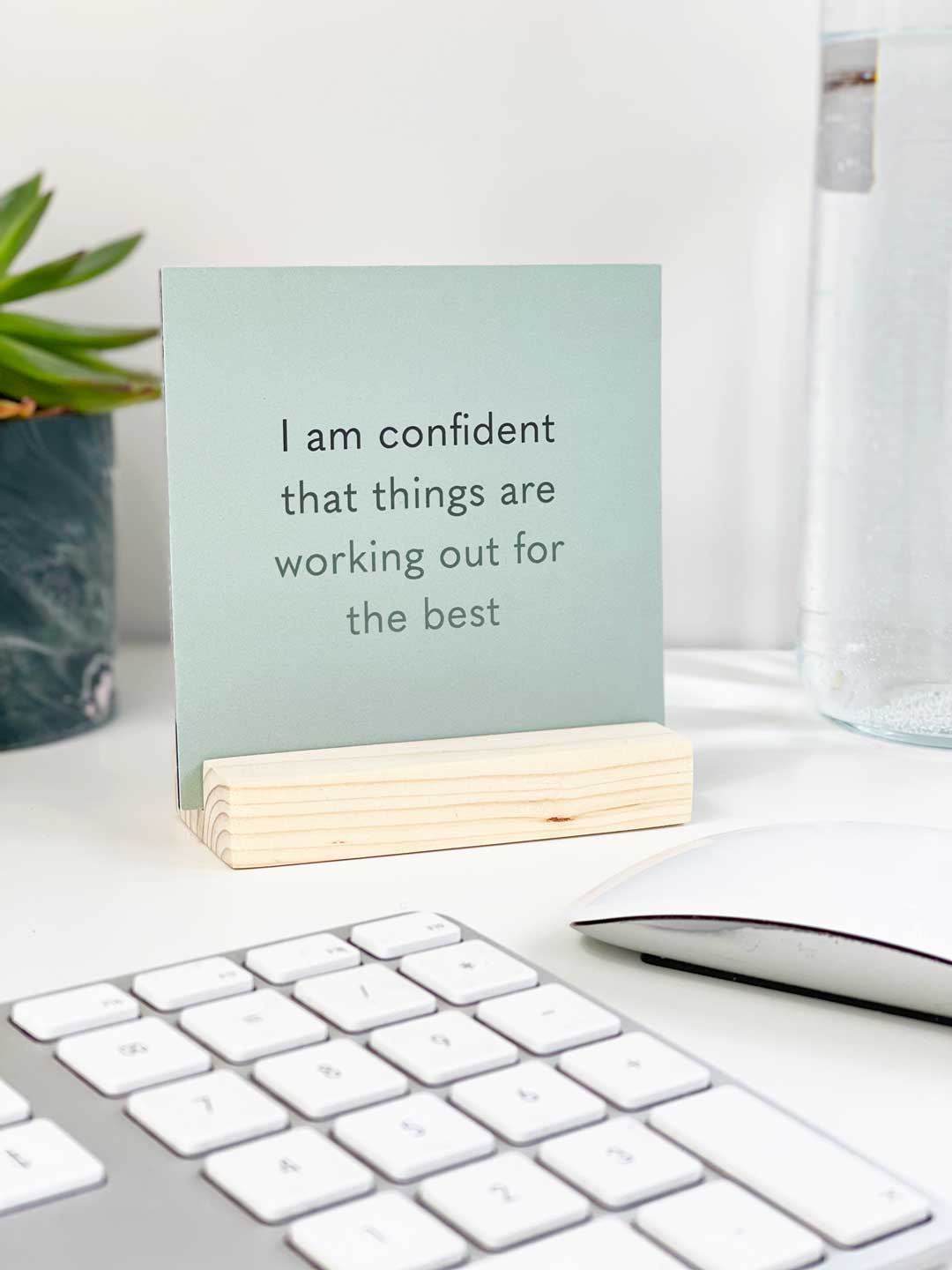 confidence print for men or Boys to encourage positive mindset