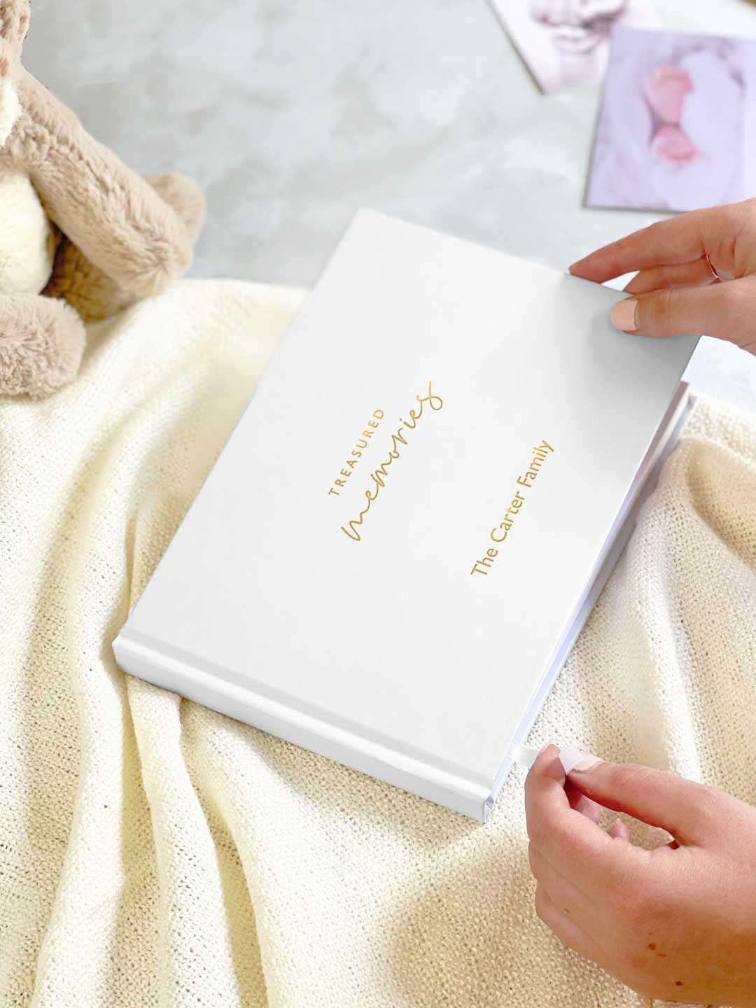 SLIGHT SECONDS | 'Treasured Memories' Hardcover Memory Book