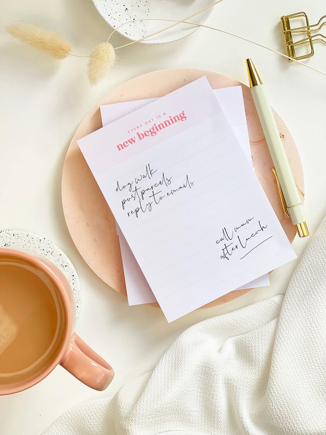 A6 Everyday Notepad - Stationery & Office Desk Accessories | AIM Studio Co