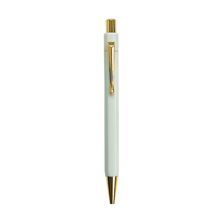 Pastel and Gold Ballpoint Hexagonal Pen