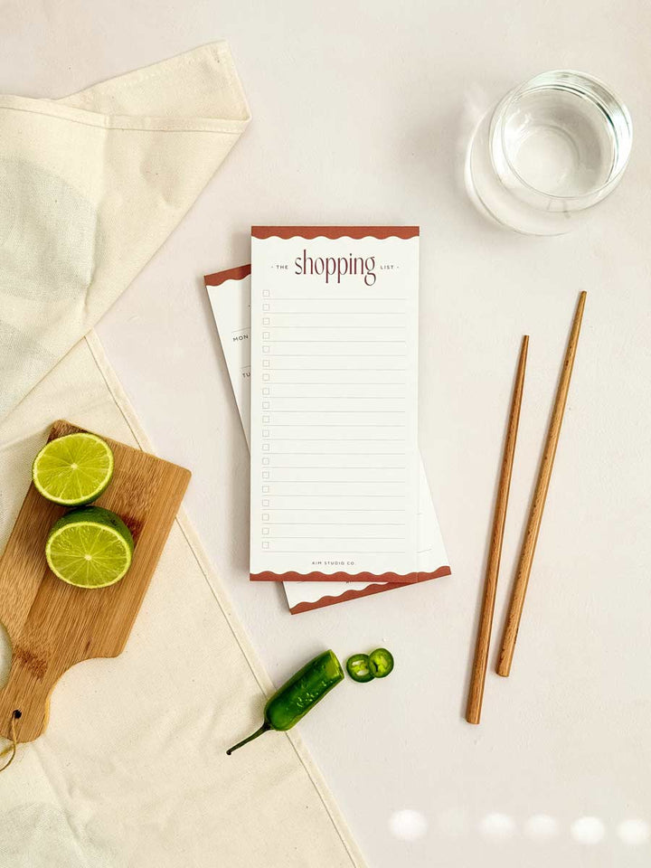 Shopping List Notepad | DL Grocery List Pad