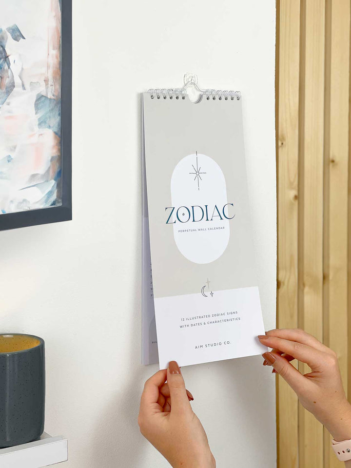 CLEARANCE: Illustrated Zodiac Birthday Calendar